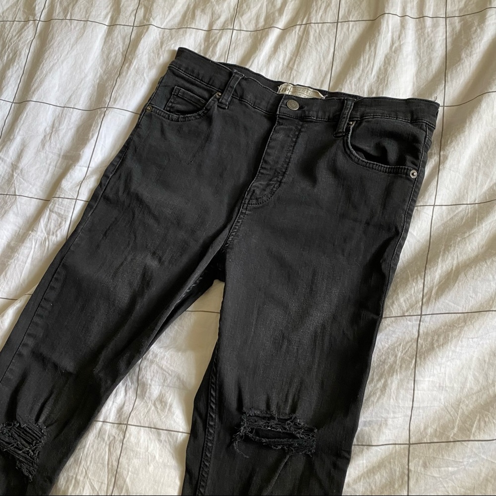 Free People Distressed Skinny Jeans